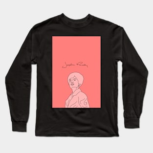 Jacqueline Kennedy (minimalistic) Long Sleeve T-Shirt